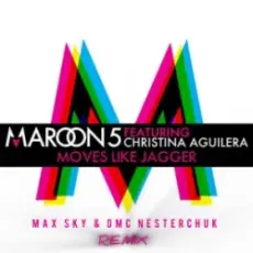 Обложка: Maroon 5 & Christina Aguilera - Moves Like Jagger (Max Sky & DMC NESTERCHUK)