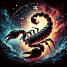 Обложка: ИИ.Михаил Скаров-Шаров - Песнь Скорпиона. "Огонь под водой.