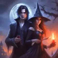 Обложка: Альтаир – Любовь вампира и ведьмы