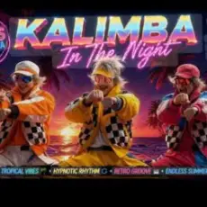 Обложка: Kalimba in the night - Euro disco summer vibes
