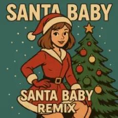 Обложка: Ariana Grande – Santa Baby (Eliza May Remix)
