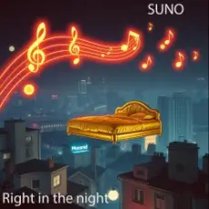Обложка: SUNO – Right in the night