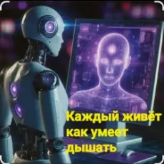 Обложка: Нейросеть - Каждый живёт как умеет дышать