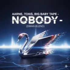 Обложка: Aarne, Toxi$, Big Baby Tape - NOBODY (Swan Blend)