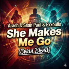 Обложка: Arash & Sean Paul & Exxoulls - She Makes Me Go (Swan Blend)