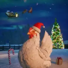 Обложка: J.Geco - Christmas Chicken (Merry Chickmas)