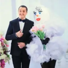 Обложка: Дядя Жора feat. Бигуди шоу - Баба снежная