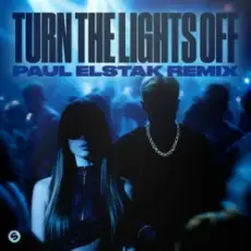 Обложка: Justė & Jaxstyle & Jon – Turn The Lights Off (Paul Elstak Remix)