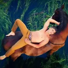 Обложка: НАШЕСТВИЕ ЛЕГЕНД & Олег Стебловский - Конь (Фолк - рок)