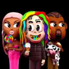 Обложка: 6ix9ine (feat. Nicki Minaj, Kanye West - MAMA